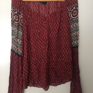 Red Long Sleeve Shirt